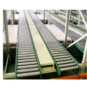 Steel Long Strip Gravity Flow Racking In Logistic Cargo Center Custom Width