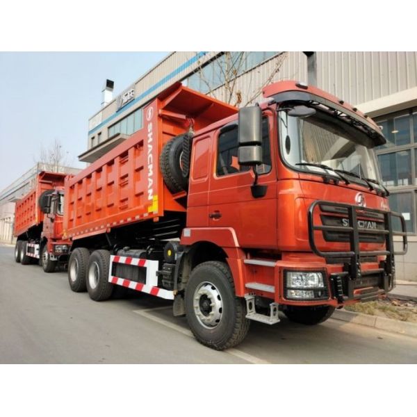 Quality Neon Red Dump Truck 20 Cubic Yards Capacity MAN Axle Collision Mitigation System wholesale