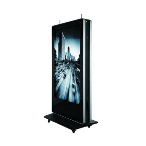 Dual Screen Double Sided Digital Signage Kiosk 55 Inch