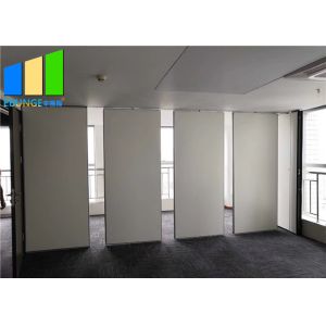 Soundproof Material Aluminum Office MDF Folding Movable Room Partition Walls