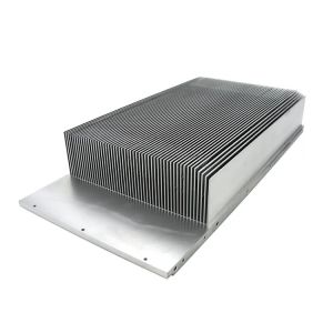 Factory Customized High Precision Aluminum Skived Fin Heat Sink with Heat Pipe