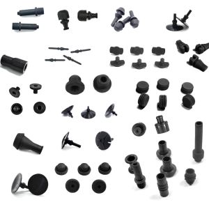 OEM Custom Molded Rubber Parts PA ACM CR Vamac FKM Sealing Rubber Products