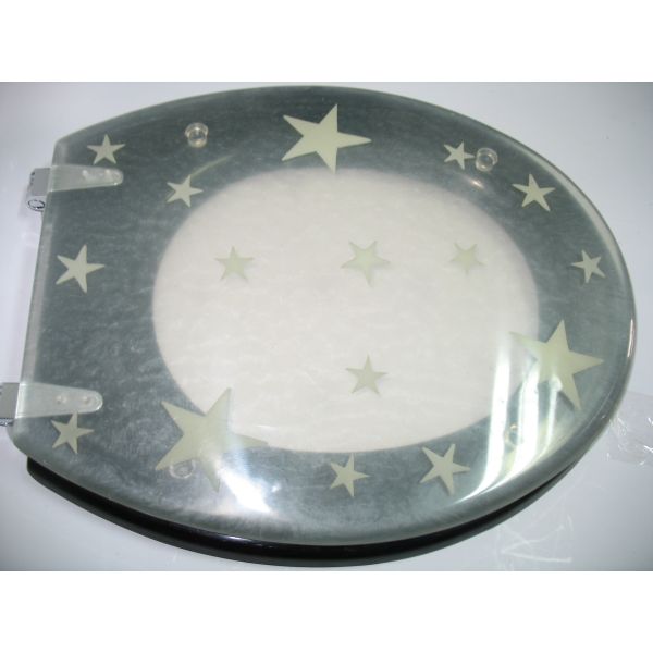 Quality sea star shell poly resin toilet seat wholesale