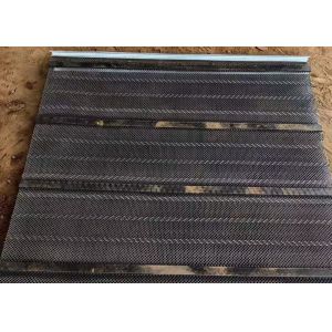 Rubber Self-Cleaning Vibrating Screen Mesh For Shale Screening