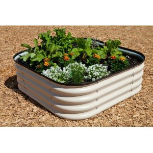 60x60x30cm Anti-Rusting Raised Metal Square Raised Garden Bed Kit