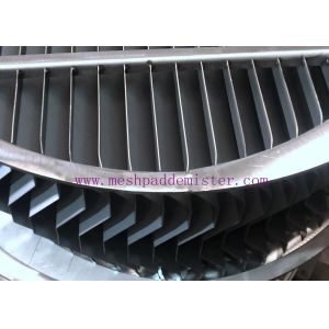 Custom Made 316l Chevron Plate Vane Demister With Edge Cover