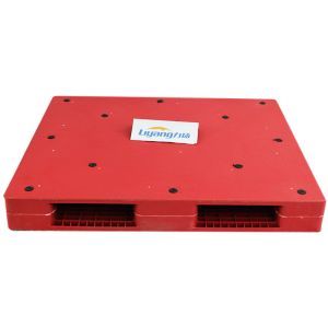 China Red Warehouse Lightweight Plastic Pallets For 2300mm Width Goods on sale