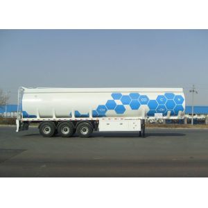 China Tri Axle Carbon Steel Tanker Trailer For Fuel And Diesel Liquid Transport 45000L on sale