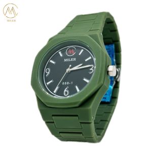 Customizable Unique Cartoon Resin Rubber Design China Quartz Movement Wristwatch