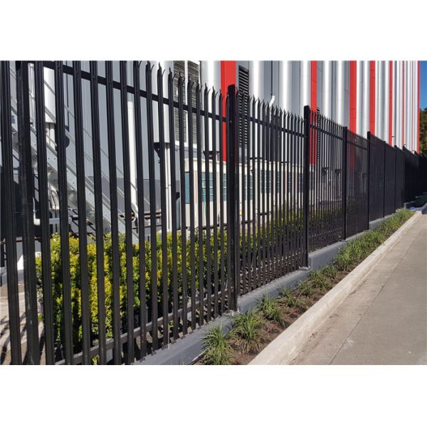 Quality Galvanized 2.75 Width Steel Palisade Fencing W Section Security wholesale