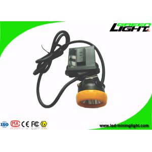 CREE LED Mining Hard Hat Led Lights 10000Lux With Low Power Warning Function