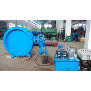 Hydraulic Heavy Hammer DN2000mm Flanged Butterfly Valve