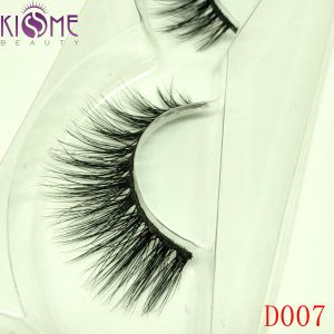 Cheap Custom Handmade Thick Natural Mink Eyelashes Lightweigh Easy Application 007 for sale
