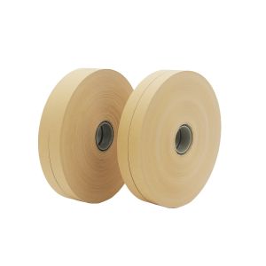 Brown Kraft Paper Tape For Rigid Box Machine , Veneer Adhesive Kraft Paper Tape