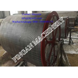 SS304 2800mm Width Dia 1800mm Paper Machine Cylinder Mould