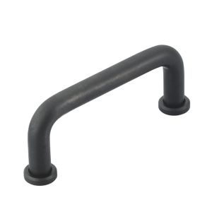 Gray Chrome Plating Industrial Pull Handle SUS304 With Seat Surface