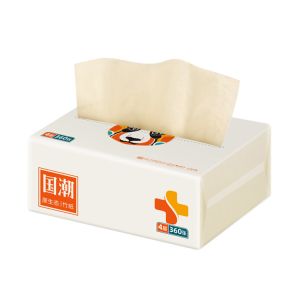 OEM Bamboo Pulp Ultra Soft Facial Tissues Unbleached Environmentally Friendly