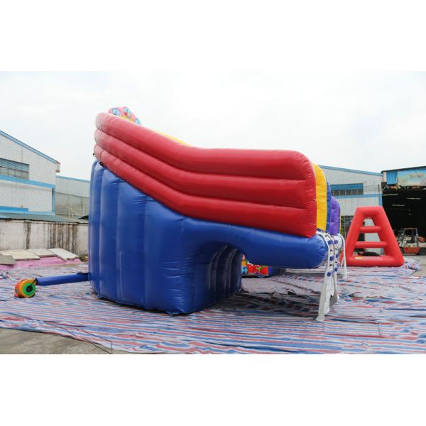 Rainbow Inflatable Slide Park Kids Amusement Park For Advertising / Event