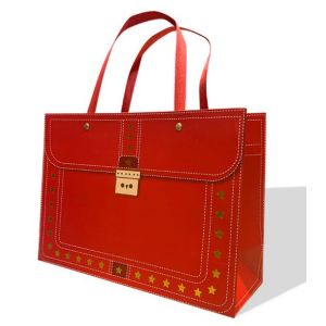 Embossed Printing Paper Bag 250gsm Printed Paper Carrier Bags