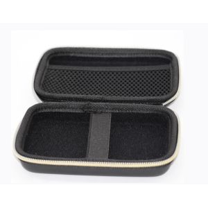 Portable 1800D Polyester EVA Protective Case Zipper Black Bag