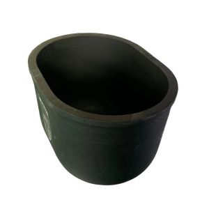 Corrosion Resistant Graphite Crucible For Casting Molding Thermal Conductivity