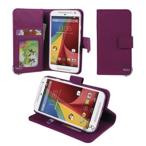 MOTO G2 leather case, Wallet PU Leather Case Side Flip Cover cases for moto G2