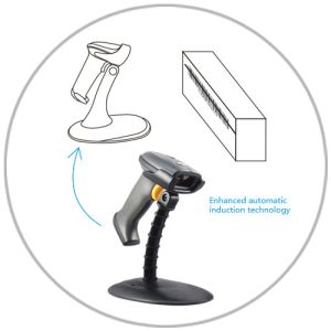 Cheap Dismountable Automatic Barcode Scanner With Stand Super High Reading Speed for sale