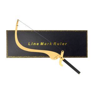 Gold Permanent Makeup Eyebrow Measuring Tools Microblading Stencil Tattoo