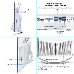 27 Inch Gaming All in One PC Intel Core I7 SSD 512G 4GB GDDR4