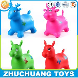 Cheap cheap pvc milk cow jumping toy inflatable animal for sale