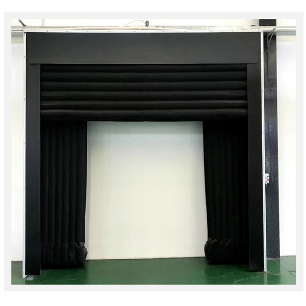 3400X3400mm Loading Dock Shelters Inflatable Dock Seals 600mm Thick Polyester