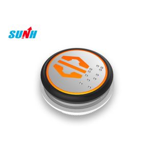 Outdoor Replacement Elevator Buttons Plastic Customized Etched Surface