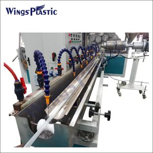 Pvc Fiber Enhancing Soft Pipe Extrusion Line Pvc Fiber Reinforced Pipe Making