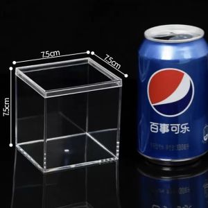 Custom Size Rectangle Clear Plastic Box Transparent Acrylic Box with Lid