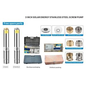 Stainless Steel Solar Pumpfor Agriculture Deep Well Pumping System