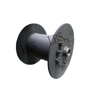 5 Layers Wire Rope Winch Drum Comply With GOST Left Rotation Direction