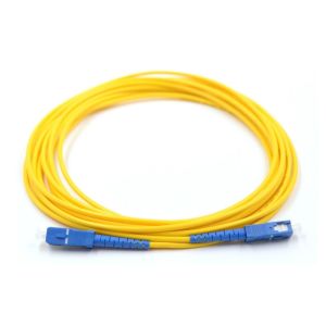 Single Mode Simplex Fiber Optic Patch Cord SC UPC 3.0mm G657A