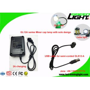 High Brightness 25000 Lux Miners Helmet Light with SOS Low Power Warning