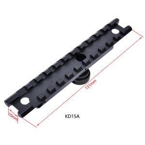 Matte Black Tactical Scope Mount 11mm Slot Carry Handle Mount Adapter Easy