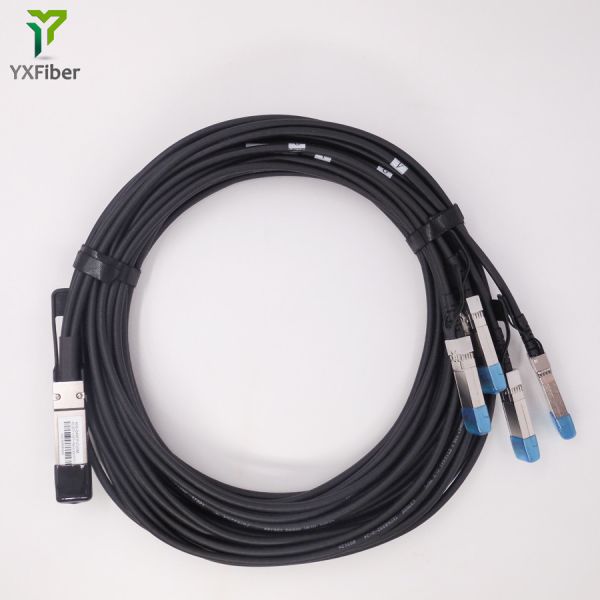 Quality CVR-QSFP-SFP10G 40G QSFP To 4 X SFP+ DAC Direct Attach Cable wholesale