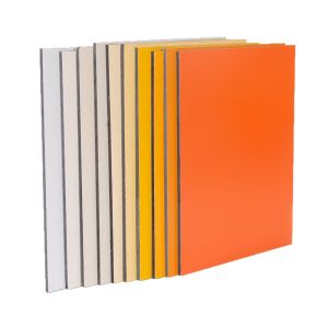 Cheap 2440mm PE Aluminum Composite Panel with Cloth Pattern and PVDF Coating for Exterior Wall Cladding with 10-20 Years Warranty for sale