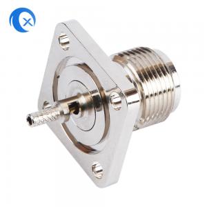 Cheap 50ohm Pannel mount F-type female connector CNC Hardware Parts for sale