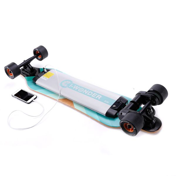 Quality Custom Double Hub Motor Electric Longboard / In Wheel Electric Skateboard wholesale