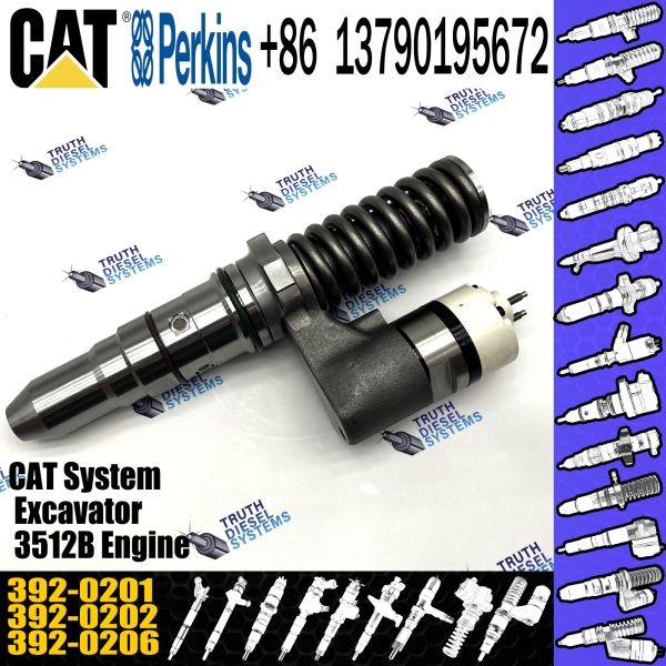 Quality diesel engine part 3512B 3512C series fuel injector 392-0200 386-1769 392-0201 for CAT wholesale