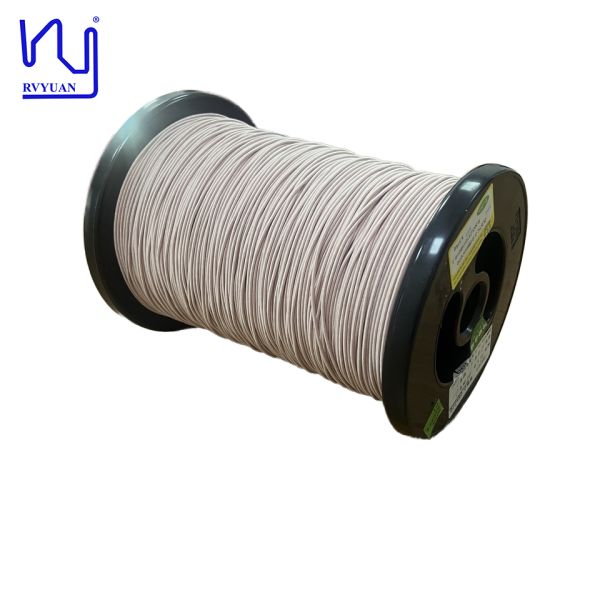Quality USTC 155 0.08mm*210Solid Polyester Enameled Copper Stranded Wire Bare Silk Covered Litz Wire wholesale