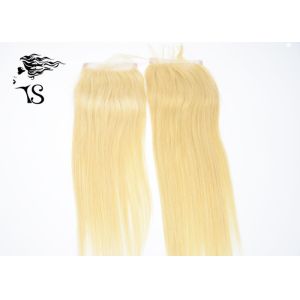 Straight 4x4 613 Lace Frontal Closure Free Part , Swiss Lace Women's Topper