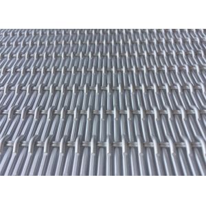 Aluminum Crimped 3.3mm Decorative Woven Wire Mesh Anodizing