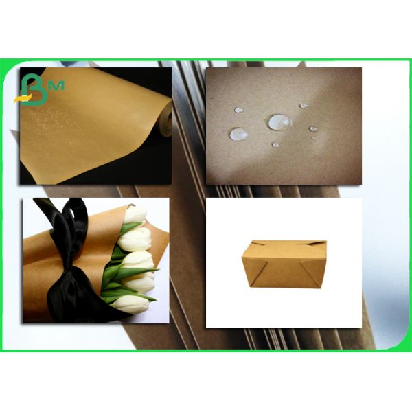 Gloss PE Coated Kraft Paper for Food Box 300g + 15g PE FDA Gloss PE Coated Kraft Paper for Food Box 300g + 15g PE Roll