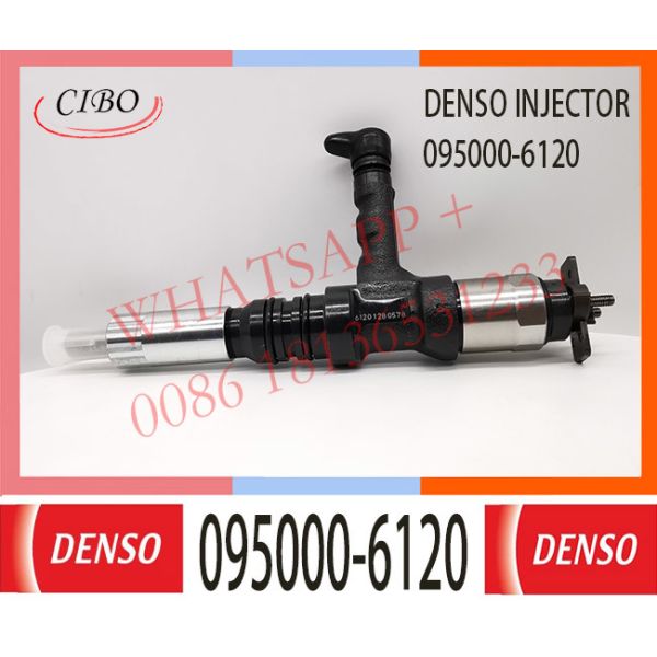 Quality Diesel Engine 6D140 Fuel Injector 095000-6120 For Komatsu PC600 Excavator 6261-11-3100 wholesale