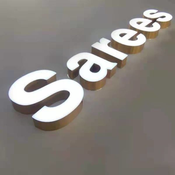 Quality Windproof 3D Acrylic Front Lit Sign Board 50000 Hours Lifetime wholesale